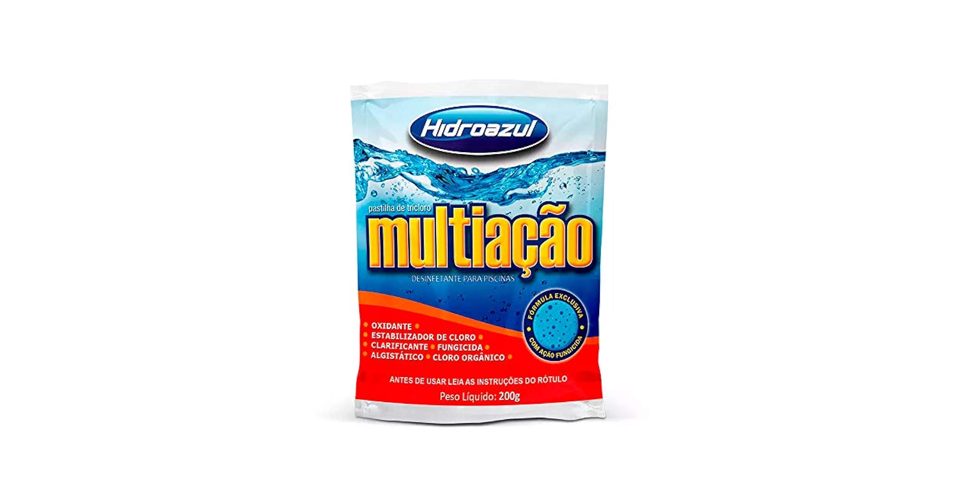 CLORO PASTILHA HIDROAZUL 200 GR 