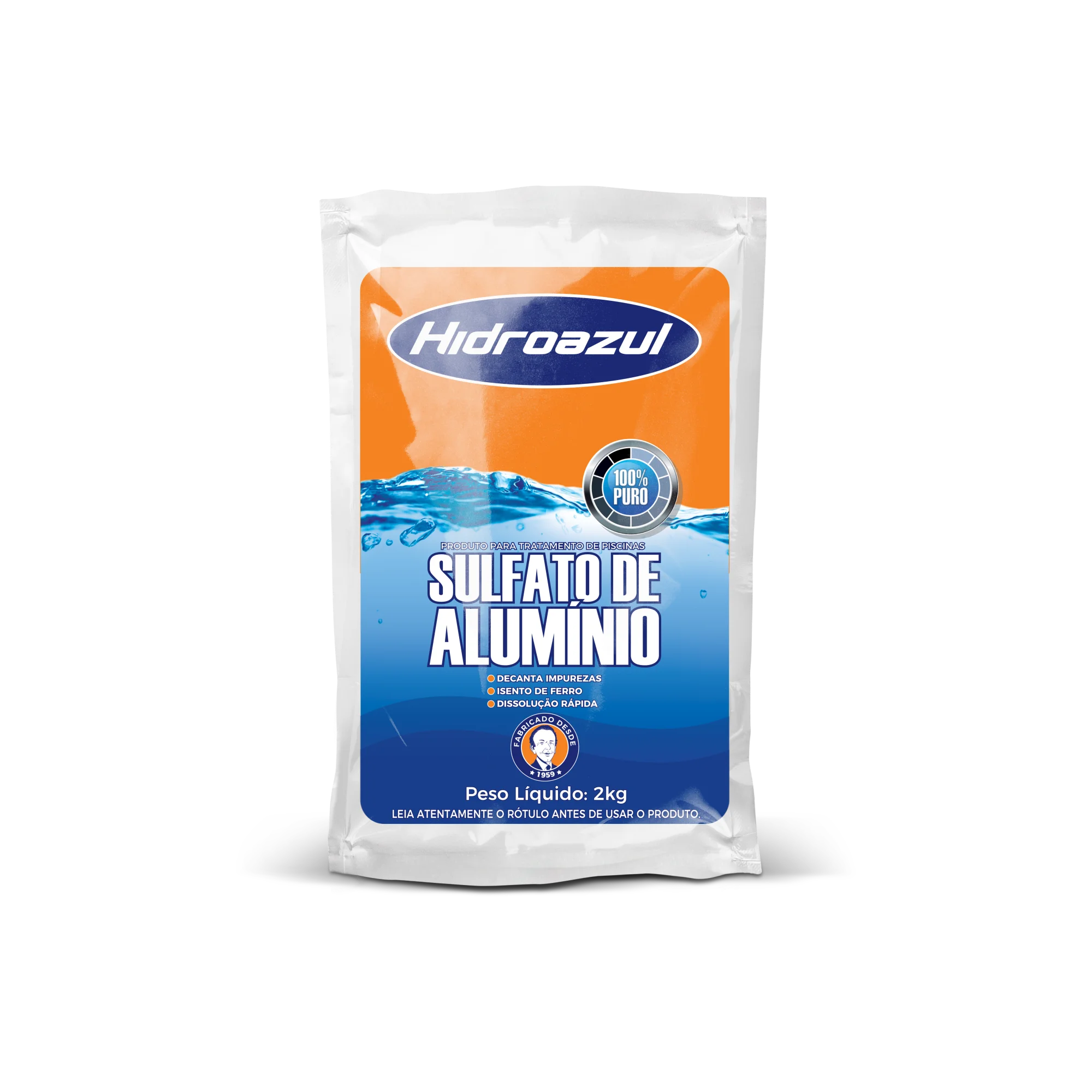 SULFATO DE ALUMINIO HIDROAZUL 2 KG 