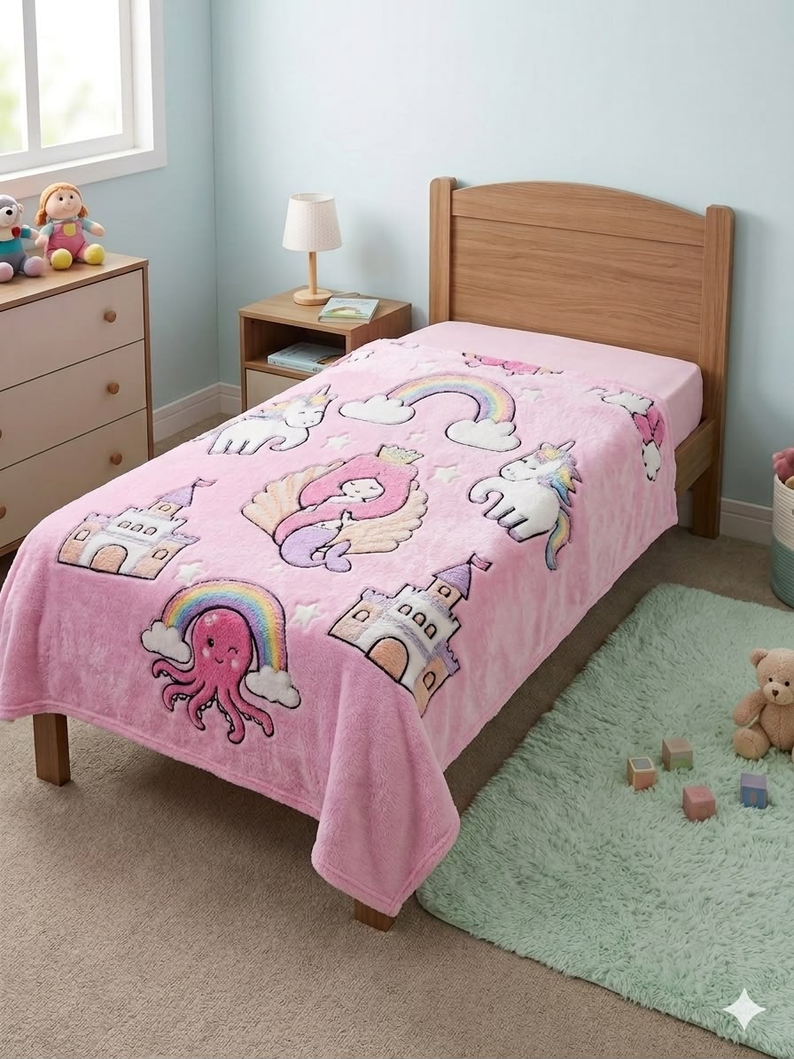 COBERTOR FOFÃO INFANTIL QUEEN SIZE 180X200