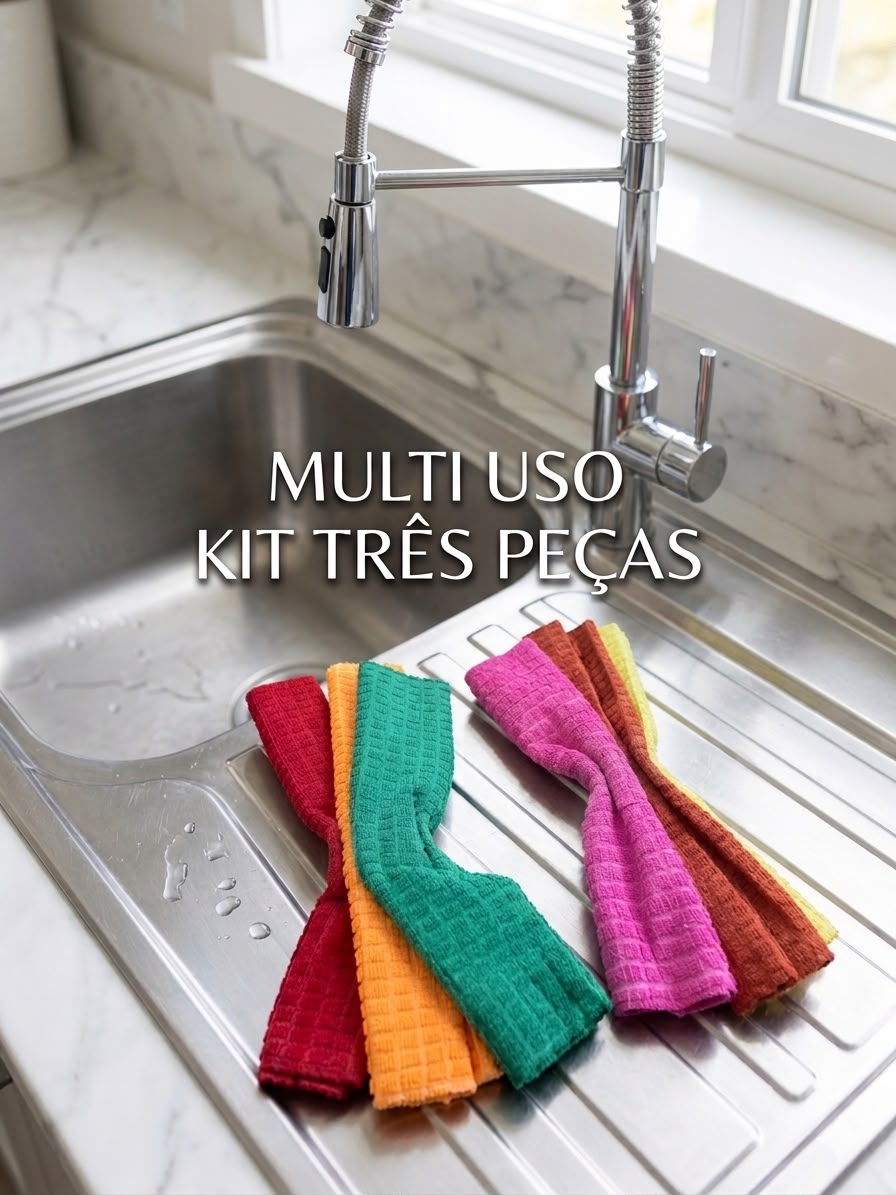 kit 3 Peças multi uso Tam: 35x35