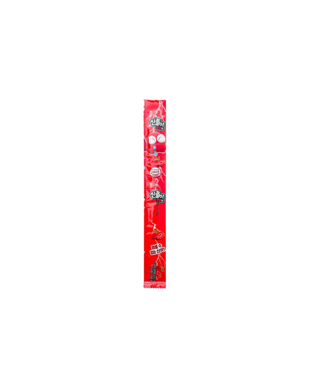 Bala Mastigável Azedinha Tubo Morango 24g