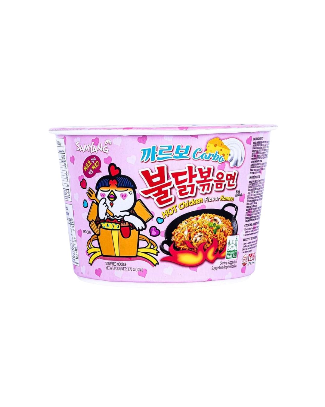 Lamen Frango Picante Carbonara Big Bowl 105g