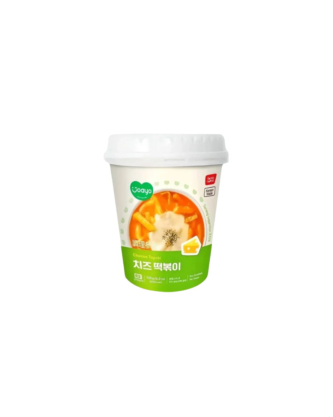 Massa de arroz 'Topokki' queijo 120g