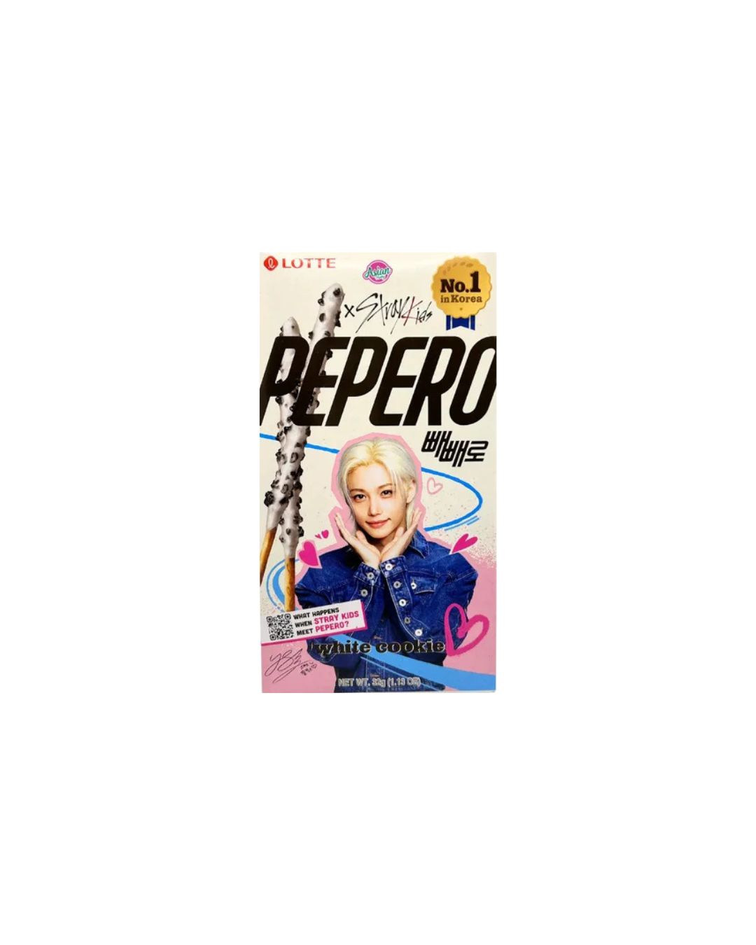 Pepero White Cookies 'STRAYKIDS' 32g