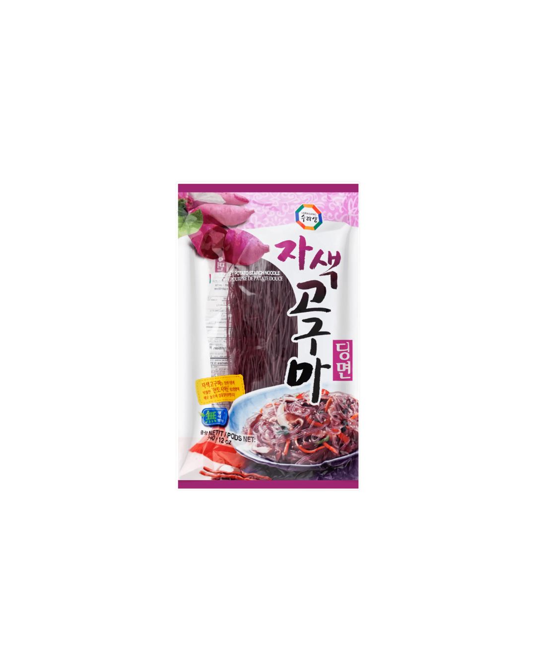 Macarrão Oriental Danmyon Batata Doce Roxa 340g