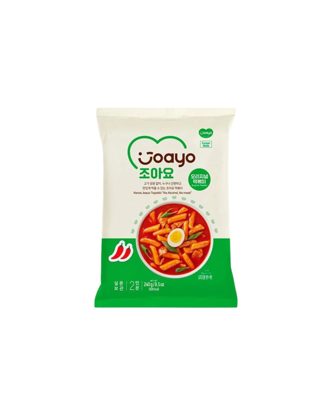 Massa de arroz 'Topokki' original 240g