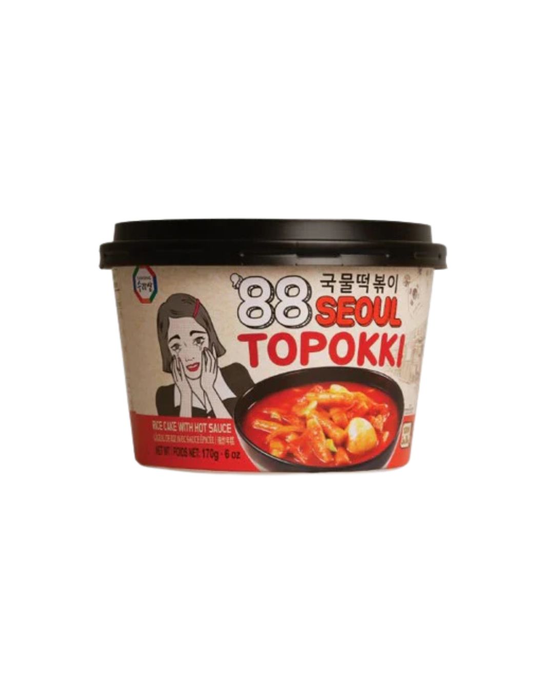 Massa de arroz 'Topokki' Ensopado 170g