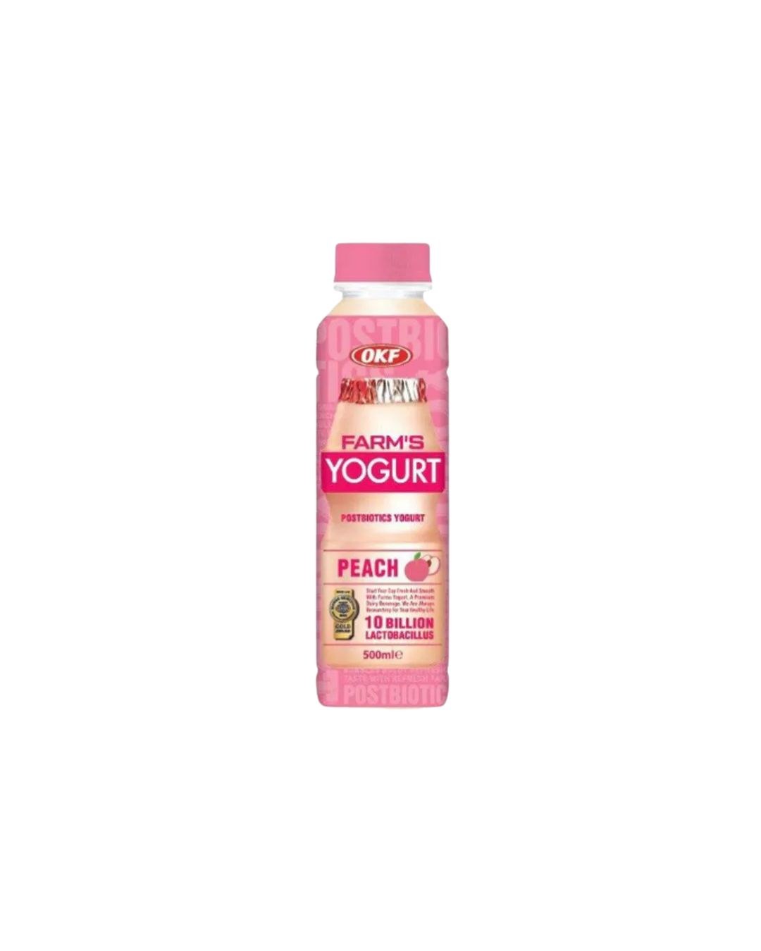 Refresco de Iogurte Farms Pêssego 500ml