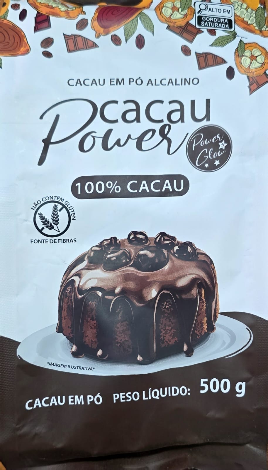 CACAU EM PÓ 100% CACAU POWER