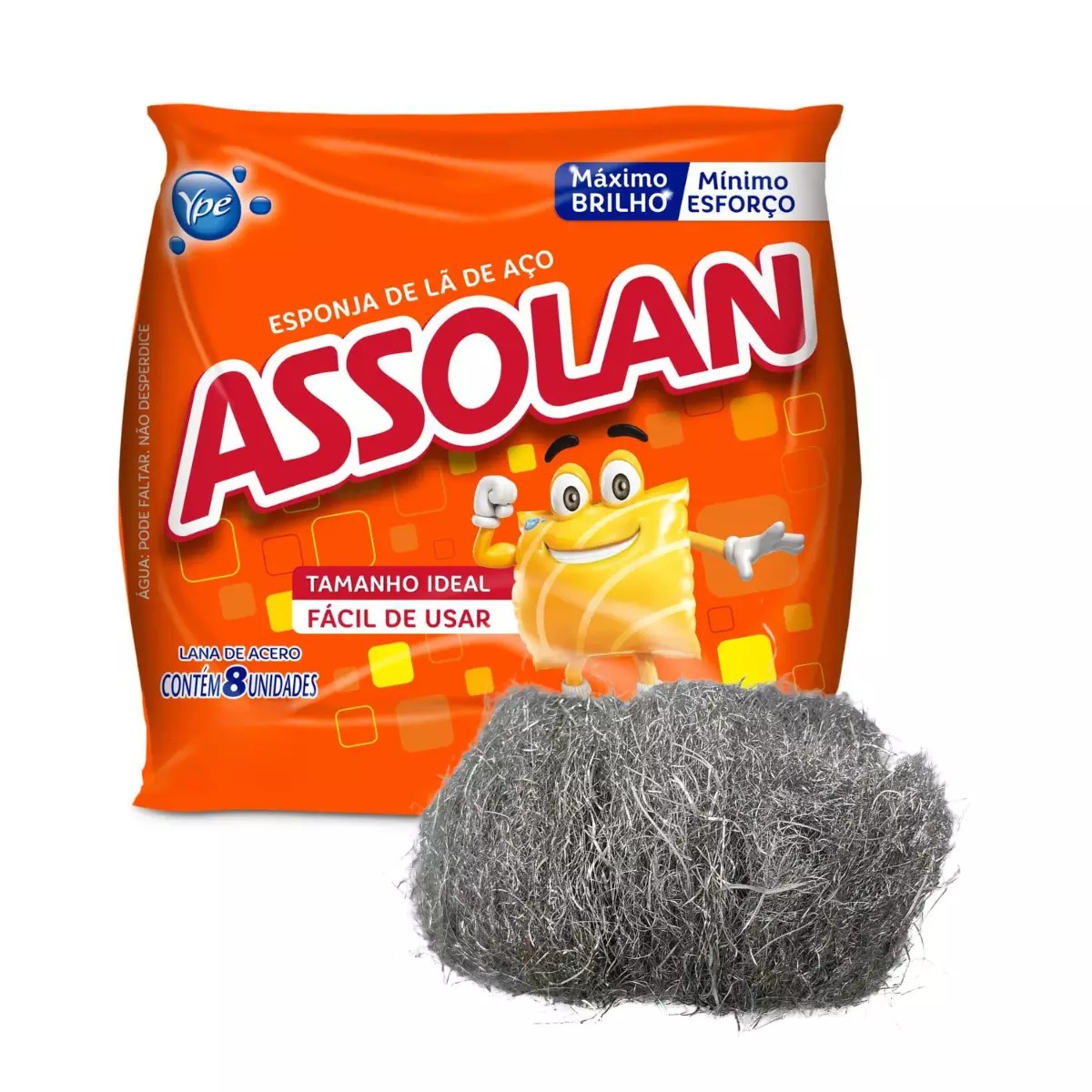 Esponja de aço pacote com 8 uni