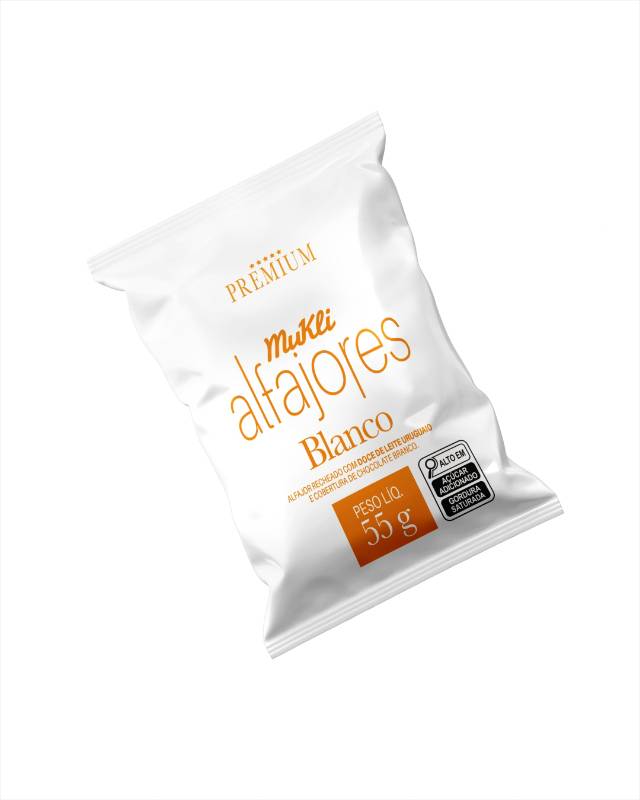 Alfajor Blanco |Display com 18 Unid|