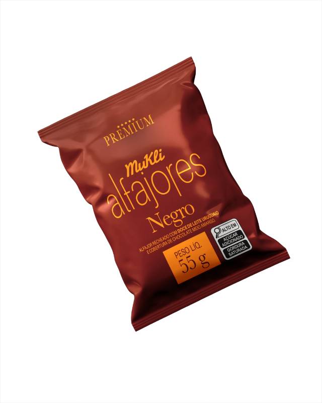 Alfajor Negro |Display com 18 Unid|