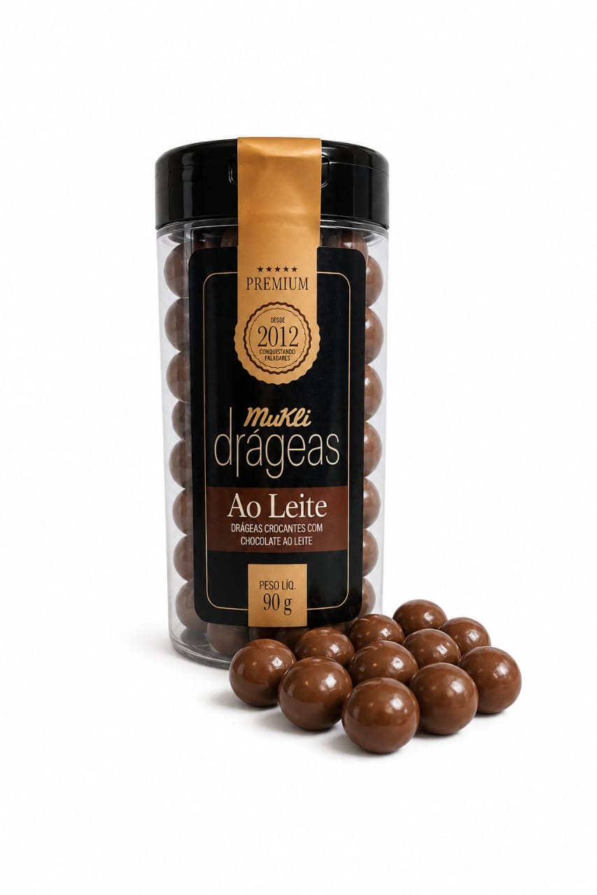 Drágeas Chocolate ao Leite 90g