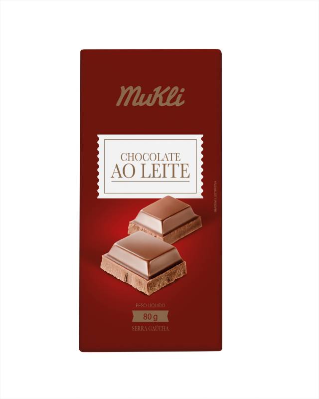 Chocolate Ao Leite 80g |Display com 8 unid|