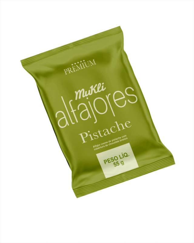Alfajor Pistache |Display com 18 Unid|