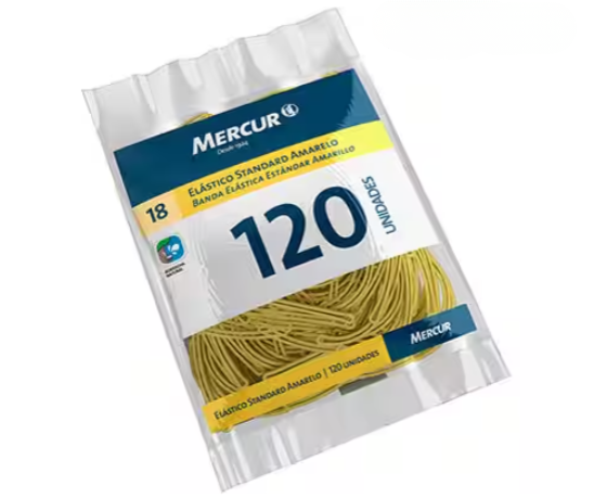 ELASTICO P/DINHEIRO MERCUR C/120 UND.