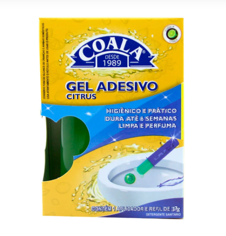 GEL ADESIVO APLICADOR C/REFIL CITRUS 37G