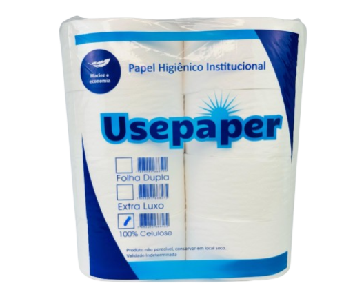 Papel Higiênico Rolão Luxo 100% C/8 Usepaper