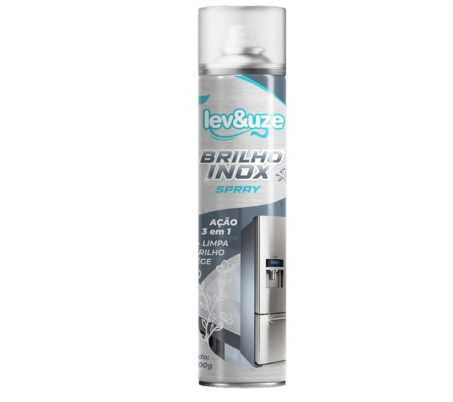 Brilho Inox Spray 300ml 3 em 1 Lev&Uze