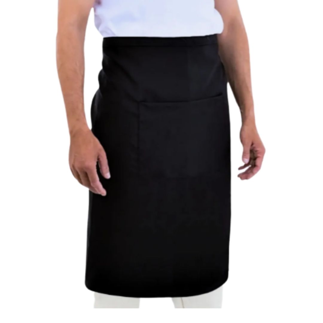 AVENTAL CINTURA OXFORD PRETO            
