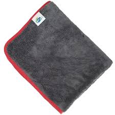 CINZA COM BORDA VERMELHA AUTO 60X90 600GSM