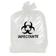 SACO P. LIXO 100L BRANCO INFEC 0,04 77X105 C/ 100 - CRW