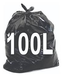SACO P. LIXO 100L PRETO 0,04 77X85 C/ 100 - CRW