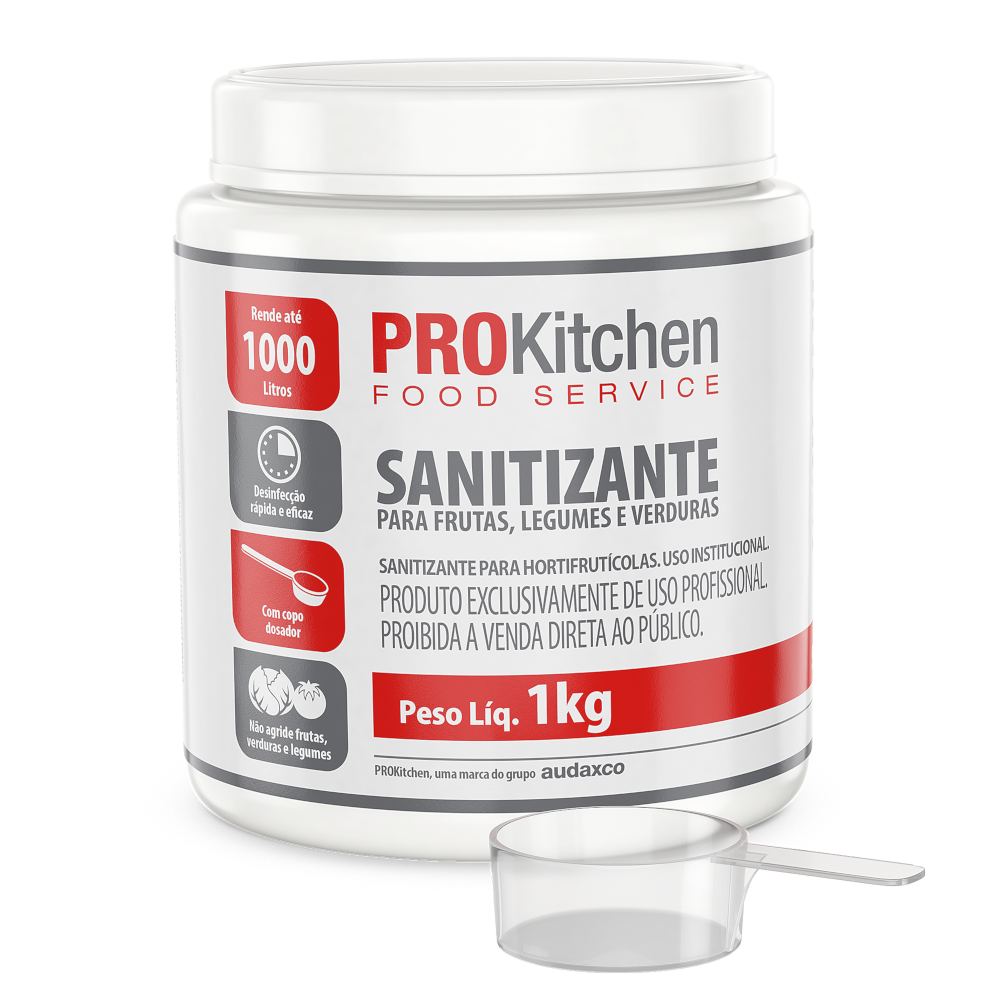 PROKITCHEN SANITIZANTE DE VERDURAS 1KG. AUDAX