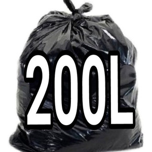 SACO P. LIXO 200L PRETO 0,6 85X95 C/100 - CRW