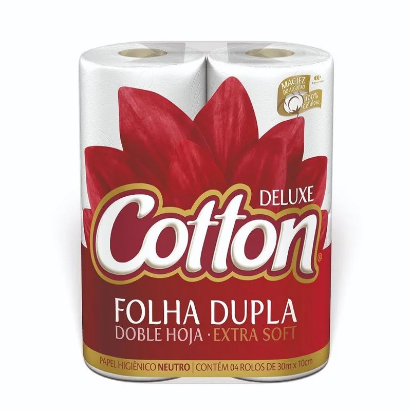 PAPEL HIGIENICO COTTON FD 30M 4R
