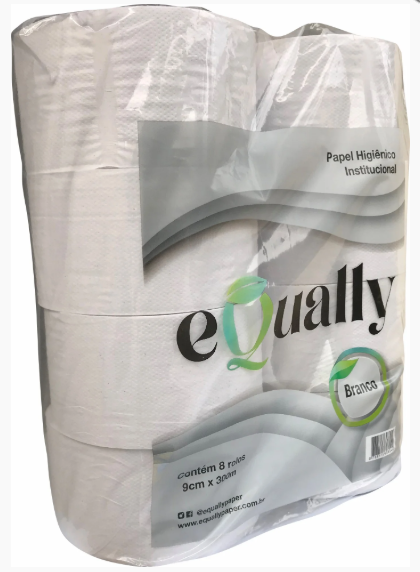 PAPEL HIGIENICO EQUALLY BRANCO 8x300.