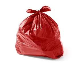 SACO P. LIXO 200L 0,6 VERMELHO 85X95 C/100 - REFORC