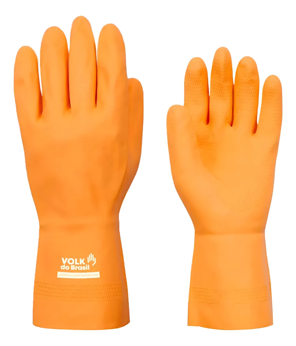 LUVA LARANJA REFORÇADA G VOLK 