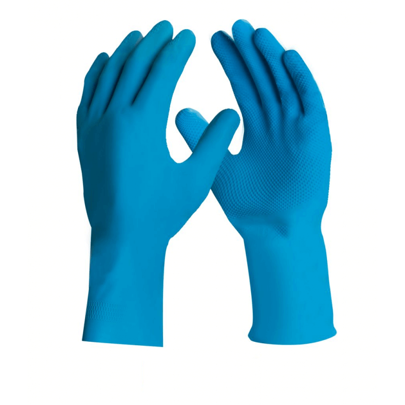 LUVA LATEX SILVER AZUL G - INOVEN