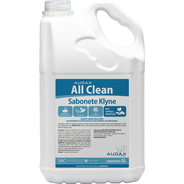 ALL CLEAN SAB. KLYNE GLICER. ERVA DOCE - 5L AUDAX