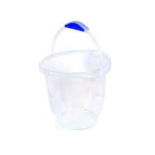 BALDE PLAST.  8L TRANSPARENTE GRADUADO