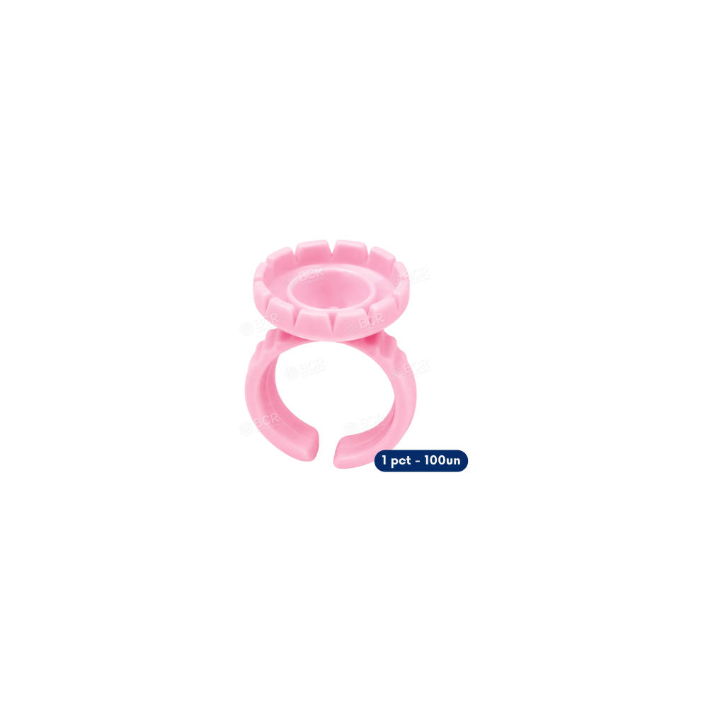 Batoque Flor Rosa - 100un