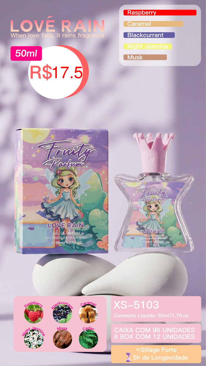 Fruity Parfum (Rosa) XS-5103 un17.5 cx96