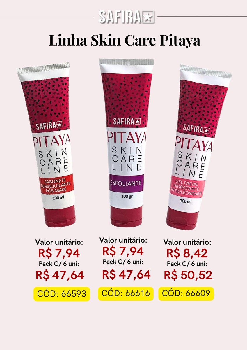 Linha Skin Care Pitaya 66593 un7.94 cx6