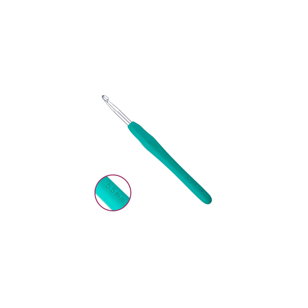 AGULHA CROCHE ERGONOMICA - N°5.5 - 35256