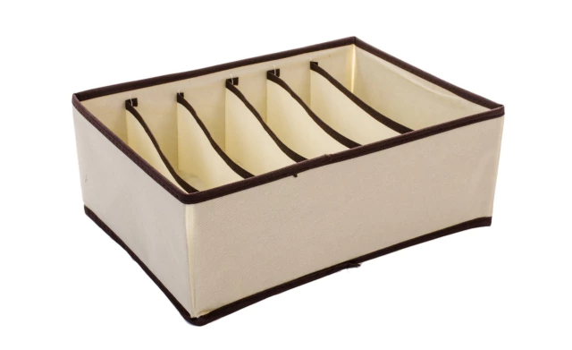 Caixa Organizadora 32x24x12 cm TRC7877 Bege