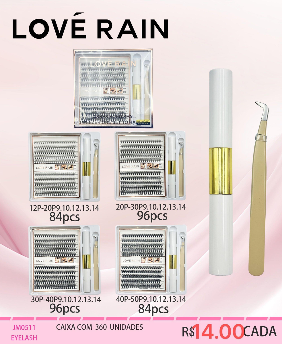 Eyelash Kit Gold Sort. JM0511 un14.00 cx360
