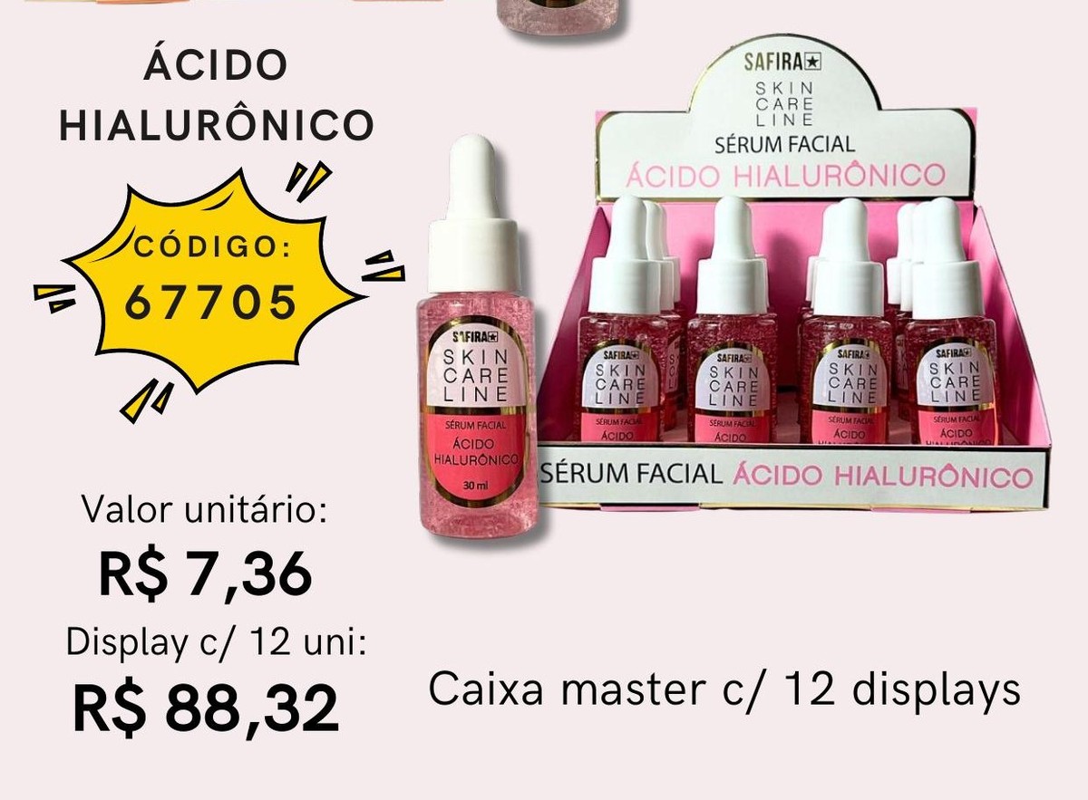 Serum Facial - Acido Hialuronico 67705 un7.36 cx12
