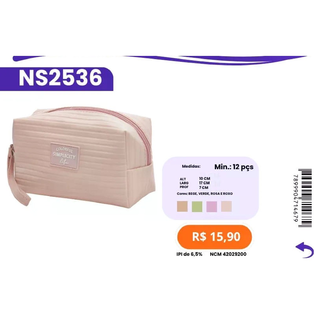 Nécessaire NS2536 un15,90 cx12