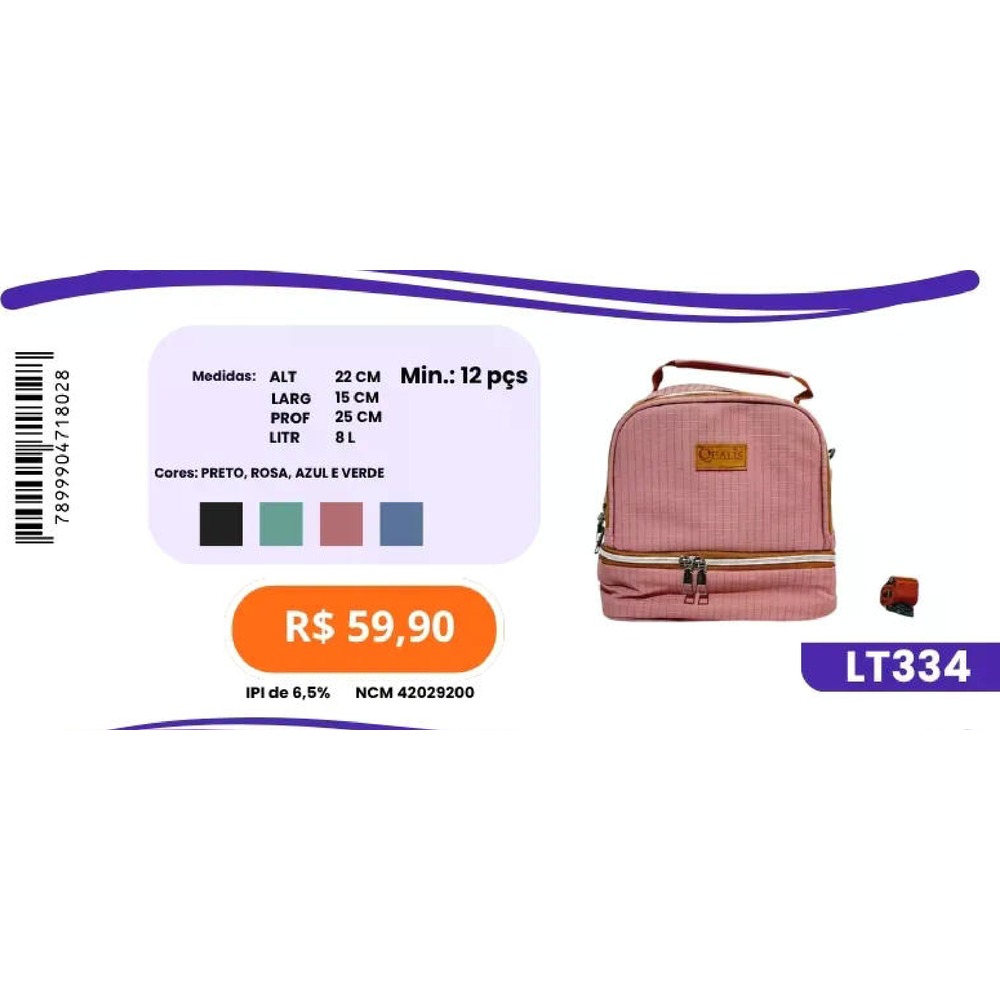 Bolsa Térmica LT334 un59,90 cx12