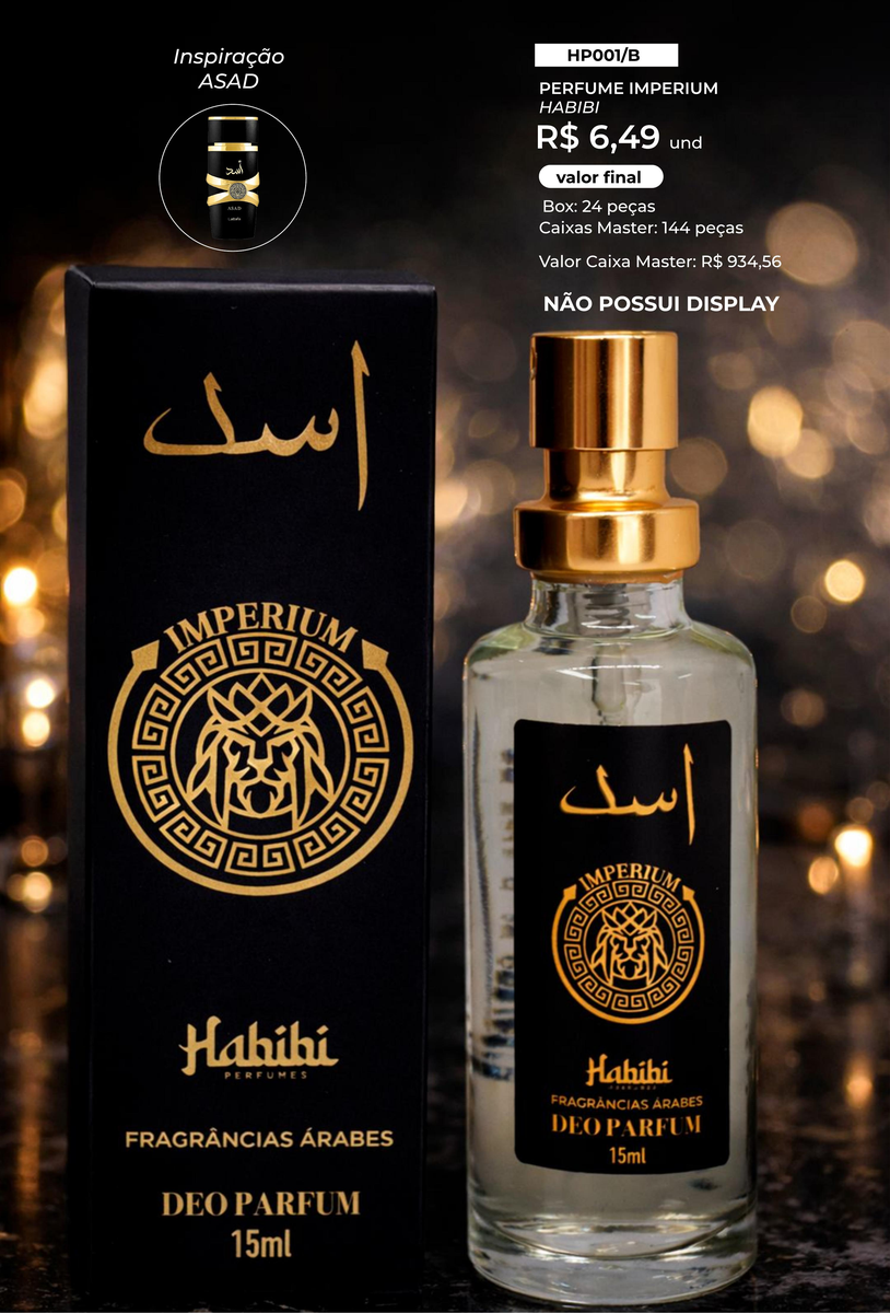 Perfume Deo Parfum 15ml Imperium HP001/B un6.49 cx144