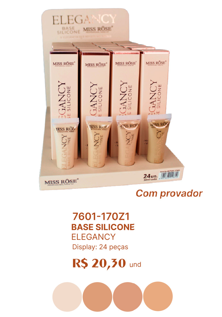 Base Silicone Elegancy 7601-170Z1 un20,30 cx24