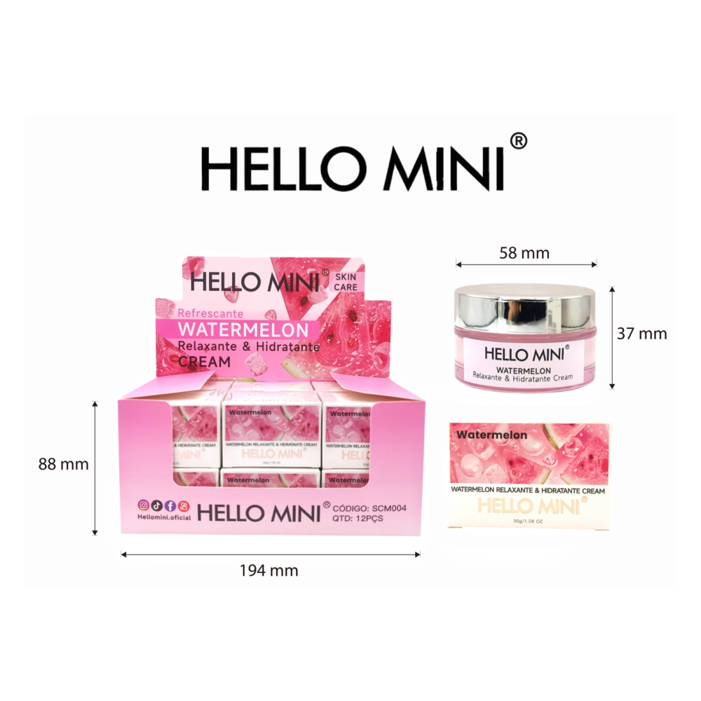 Hidratação Calmante Reparo pós sol Creme facial 30g - SCM004