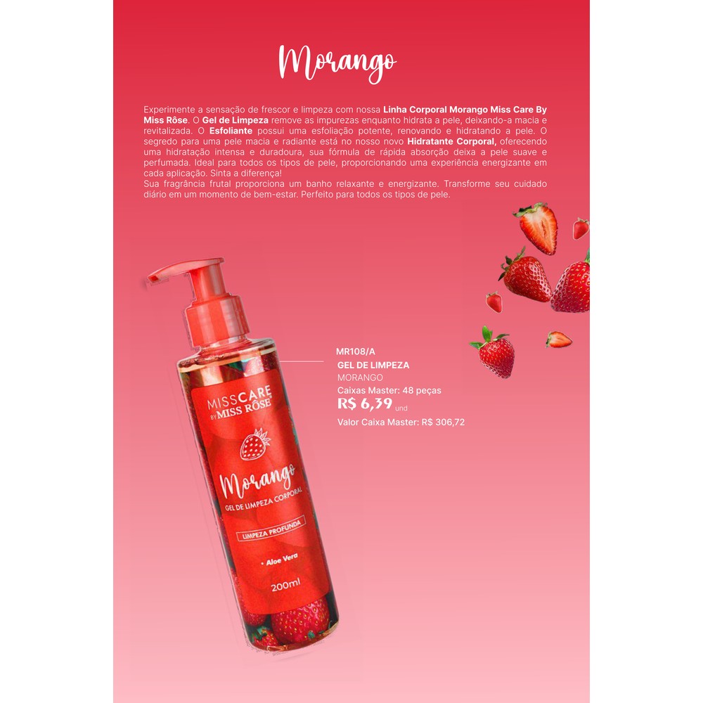 Gel de Limpeza Linha Frutas MR108 un6,39 cx48