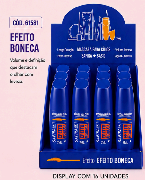 Mascara de Cilios Efeito Boneca  61581 un7.84 cx16